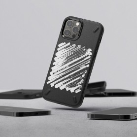 Husa iPhone 12 Pro Max - Ringke Onyx Design Paint, Neagra Ringke - 2