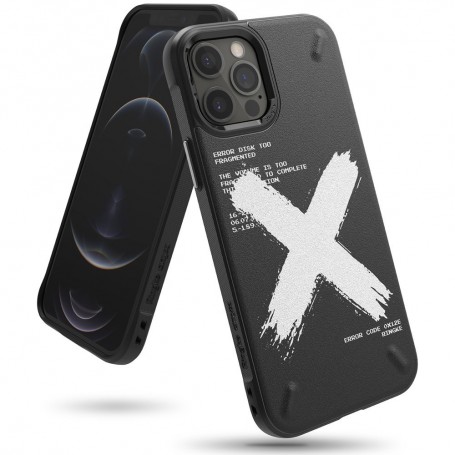 Husa iPhone 12 Pro Max - Ringke Onyx Design X, Neagra