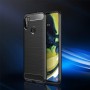 Husa Tpu Carbon Fibre pentru Samsung Galaxy M11, Neagra  - 2