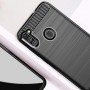 Husa Tpu Carbon Fibre pentru Samsung Galaxy M11, Neagra