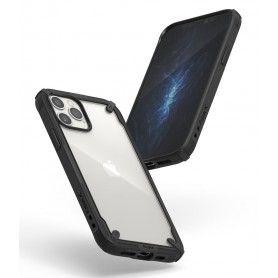 Husa iPhone 12 / iPhone 12 Pro - Ringke Fusion X, Neagra Ringke - 4