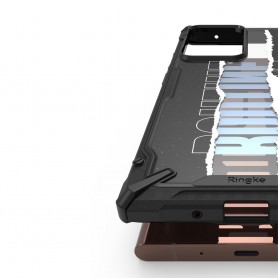 Husa Carcasa Spate pentru Samsung Galaxy Note 20 Ultra / Galaxy Note 20 Ultra 5G - Ringke Fusion X Design Routine, Neagra Ringke
