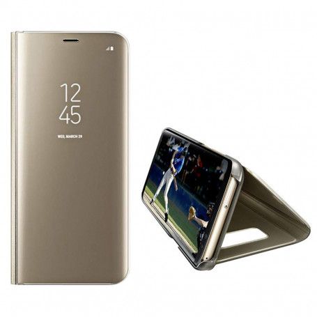 Husa Telefon Samsung Galaxy M11 - Flip Mirror Stand Clear View
