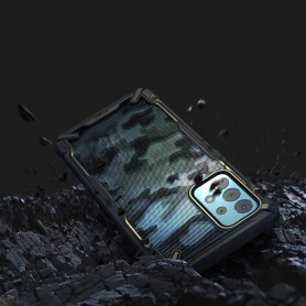 Husa Carcasa Spate Samsung Galaxy A52 4G / A52 5G - Ringke Fusion X Design - Camo Black  - 4