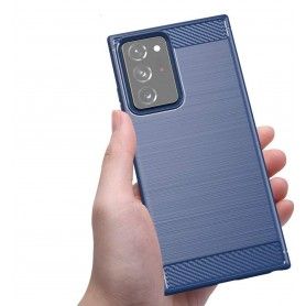 Husa Tpu Carbon Fibre pentru Samsung Galaxy Note 20  / Galaxy Note 20 5G  - 4