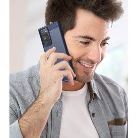 Husa Tpu Carbon Fibre pentru Samsung Galaxy Note 20  / Galaxy Note 20 5G  - 6