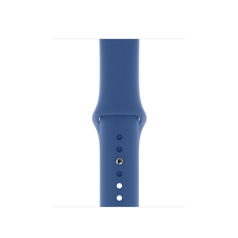 Curea Sport, compatibila Apple Watch 1/2/3/4, Silicon, 42mm/44mm, Albastru  - 1