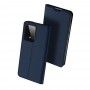Husa Flip Tip Carte DuxDucis Skin Pro pentru Samsung Galaxy A22 4G, Midnight Blue