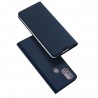 Husa Flip Tip Carte DuxDucis Skin Pro pentru Motorola Moto G30 / Moto G10, Midnight Blue