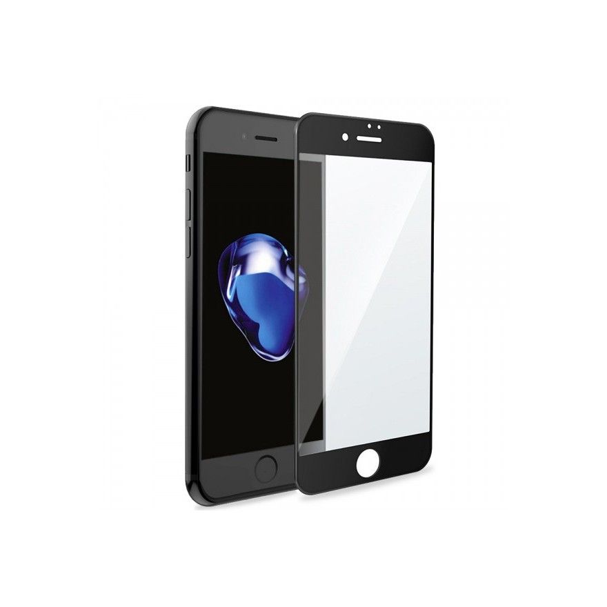 Folie Protectie Ecran pentru iPhone 6 Plus / 6S Plus, Sticla securizata, Full 3D 0.33mm, Negru  - 1