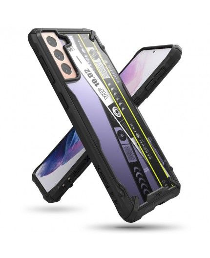 Husa Carcasa Spate pentru Samsung Galaxy S21 4G / Galaxy S21 5G - Ringke Fusion X, Neagra