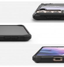 Husa Carcasa Spate pentru Samsung Galaxy S21 4G / Galaxy S21 5G - Ringke Fusion X Ticket Band, Neagra Ringke - 2