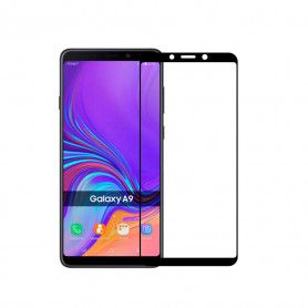 Folie Protectie Ecran pentru Samsung Galaxy A9 (2018), Sticla securizata, 3D 0.33mm, Negru  - 1