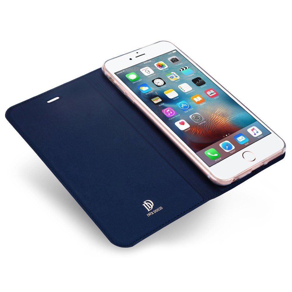 Husa Flip Tip Carte Dux Ducis Skin Pro pentru iPhone 5 / 5S / SE , Midnight Blue