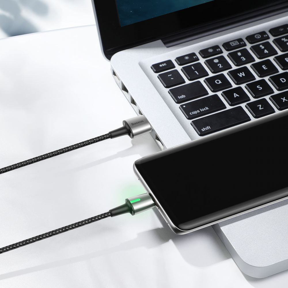 Cablu de date, incarcare, din zinc,magnetic, Baseus USB Type-C - 7