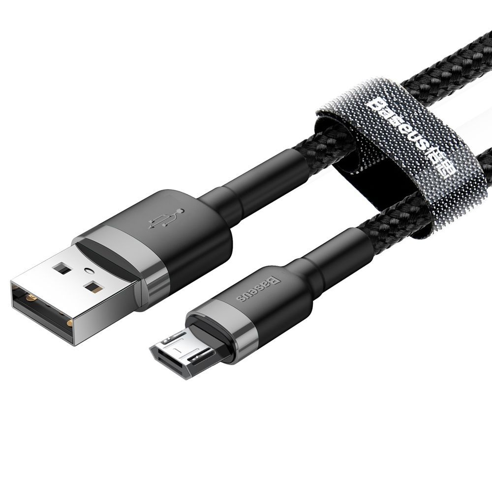 PrimeShop.ro - CABLU DE BASEUS MICRO-USB CABLE 100CM GRIS / NEGRU